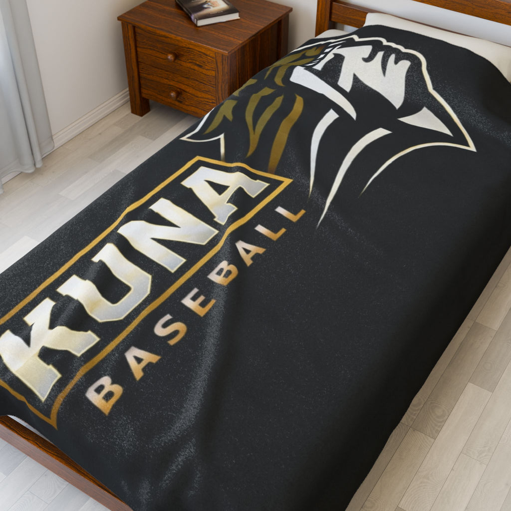 Kaveman Baseball Logo Blanket