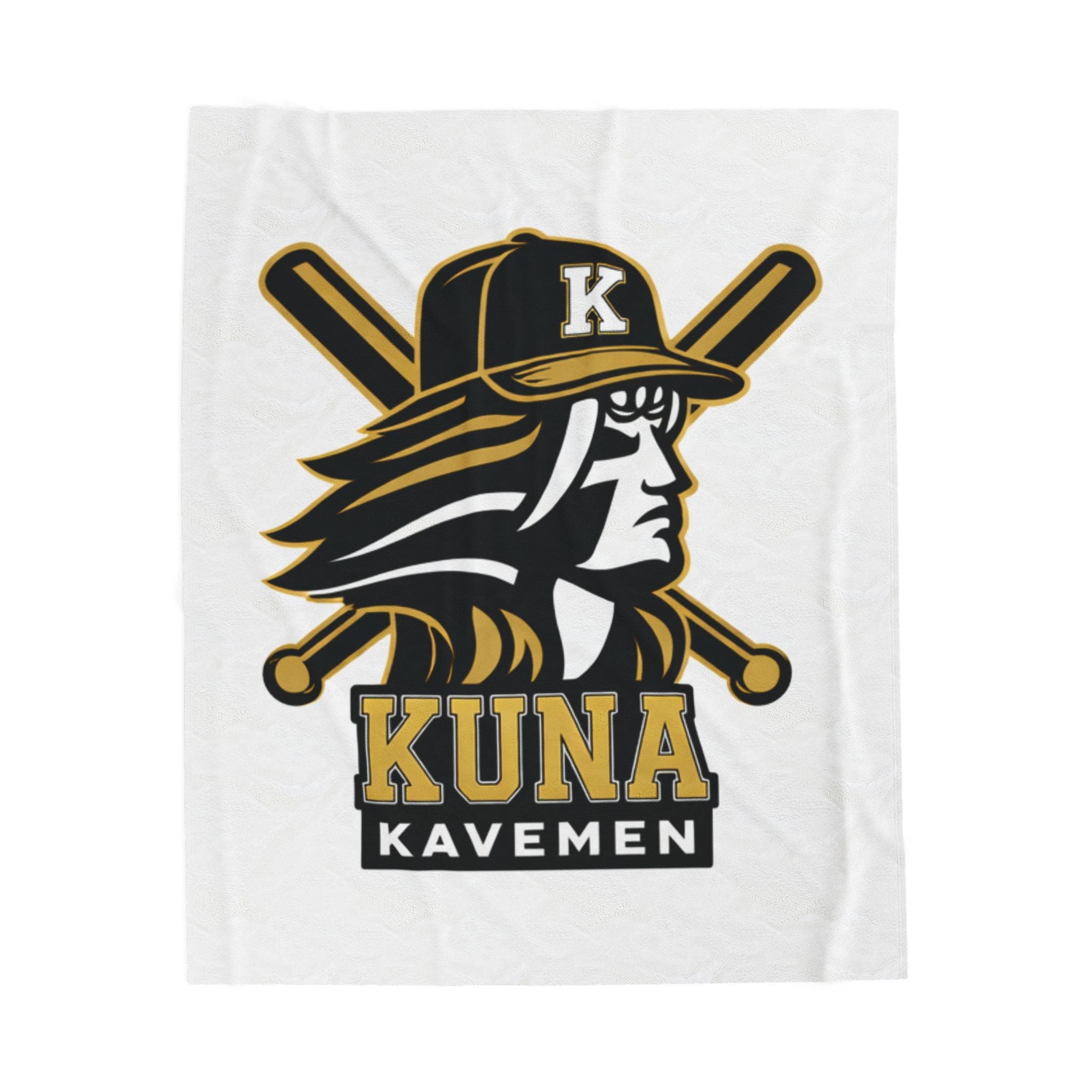 Kaveman Baseball Hat Blanket
