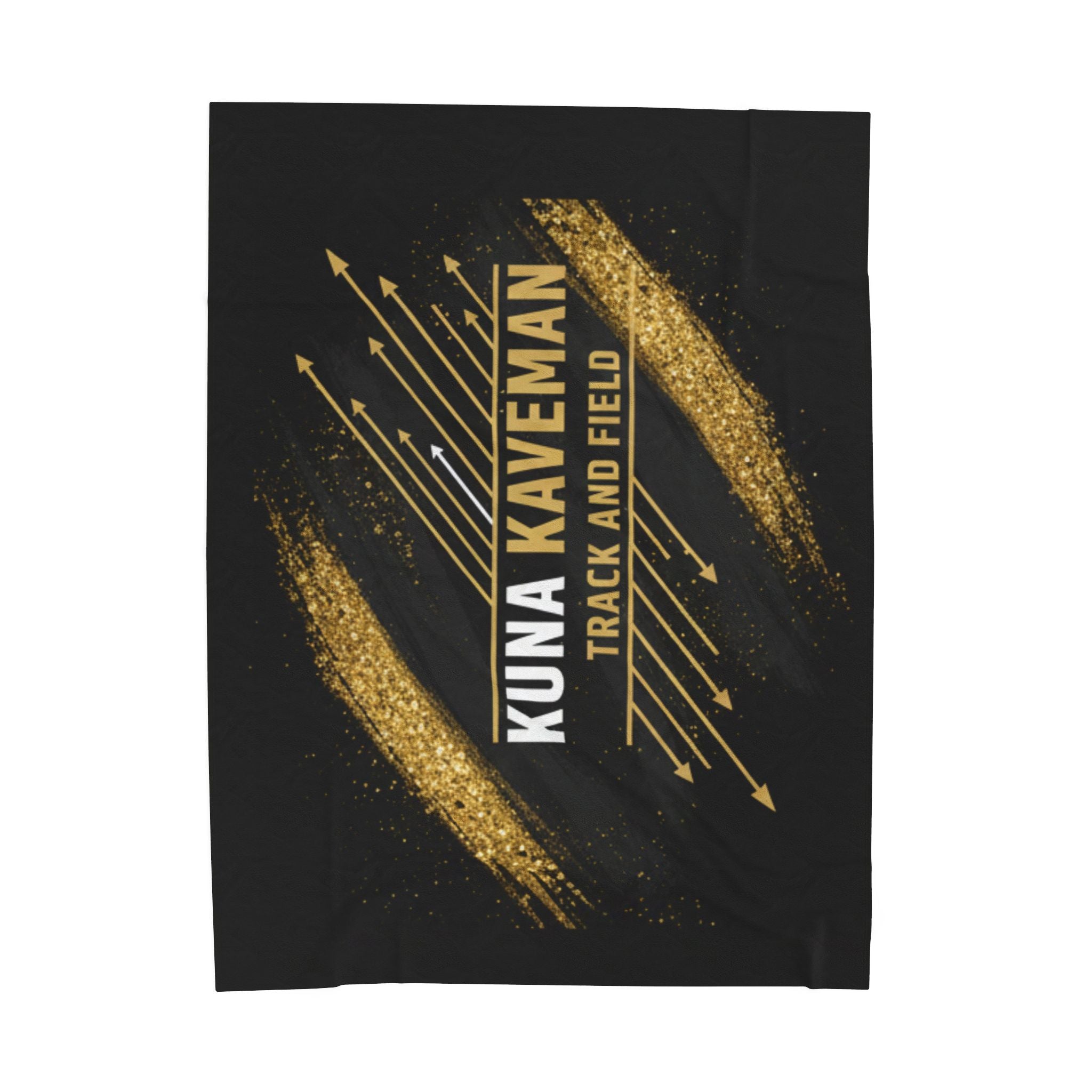 Kuna Track and Field Arrows Fleece Blanket