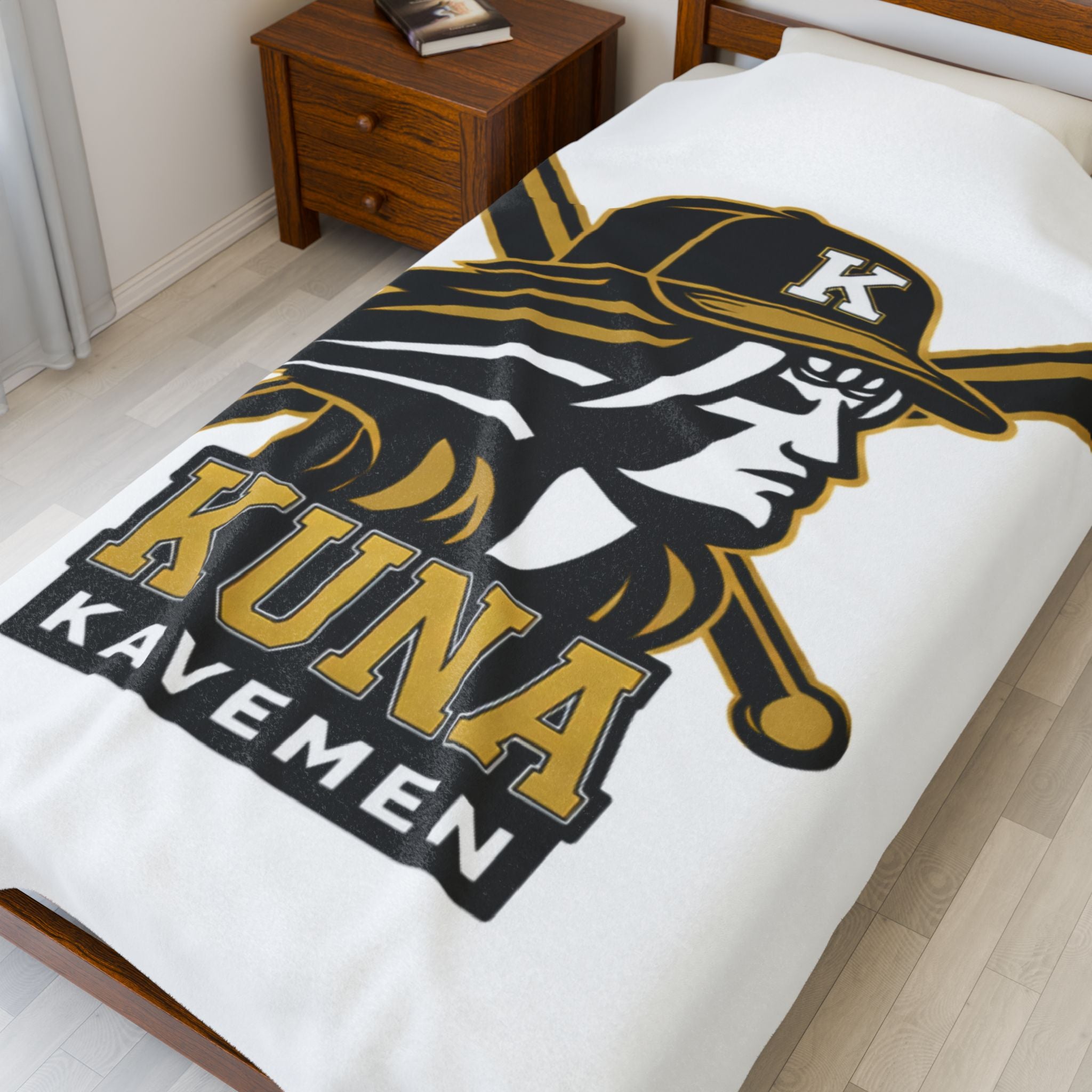 Kaveman Baseball Hat Blanket
