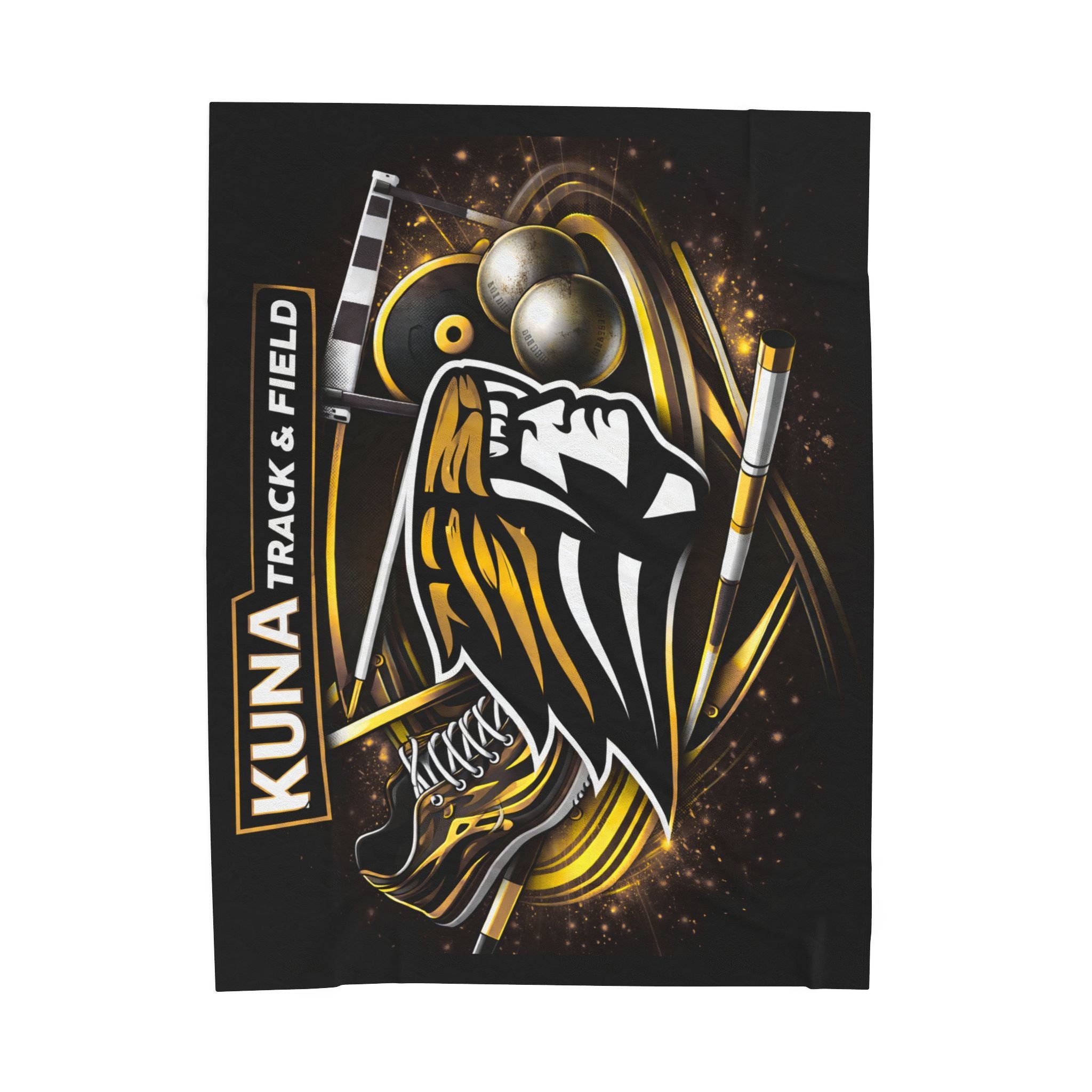 Kuna Track and Field Equipment Fleece Blanket