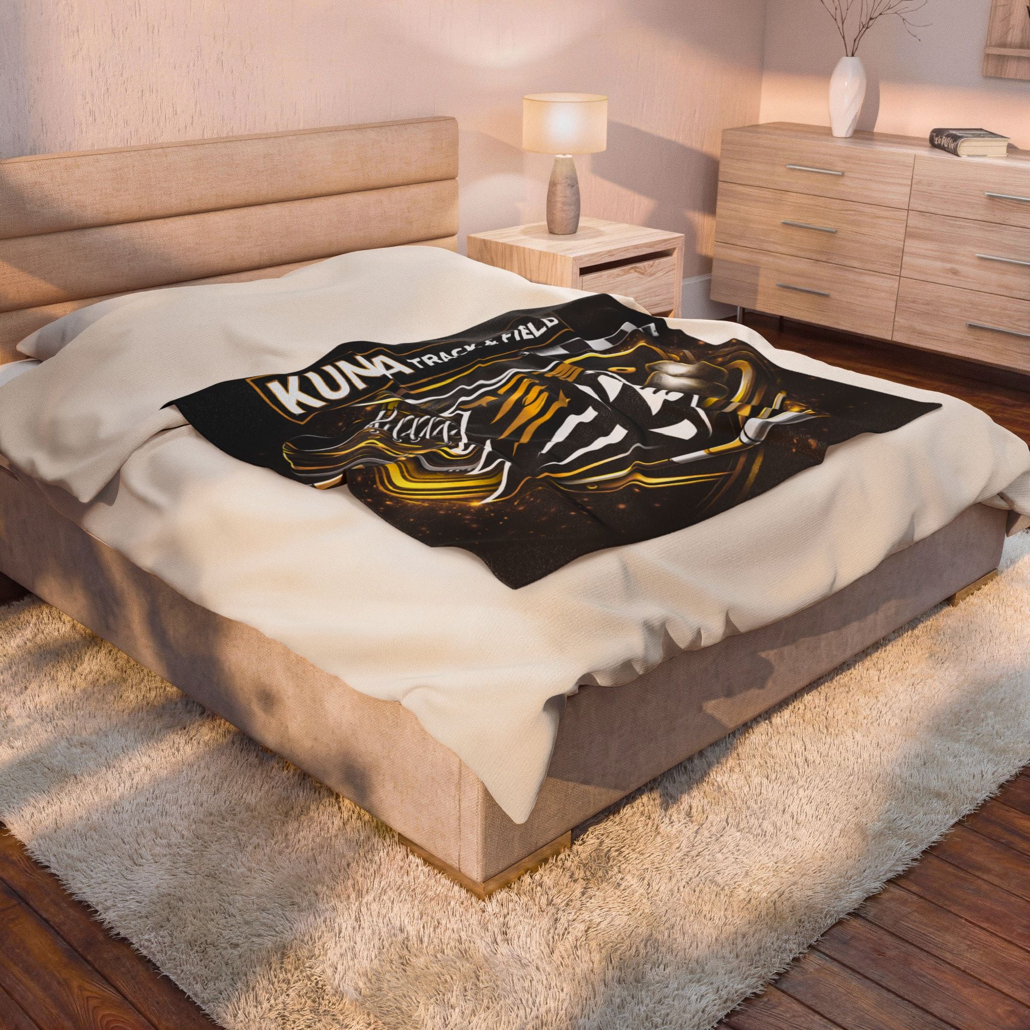 Kuna Track and Field Equipment Fleece Blanket