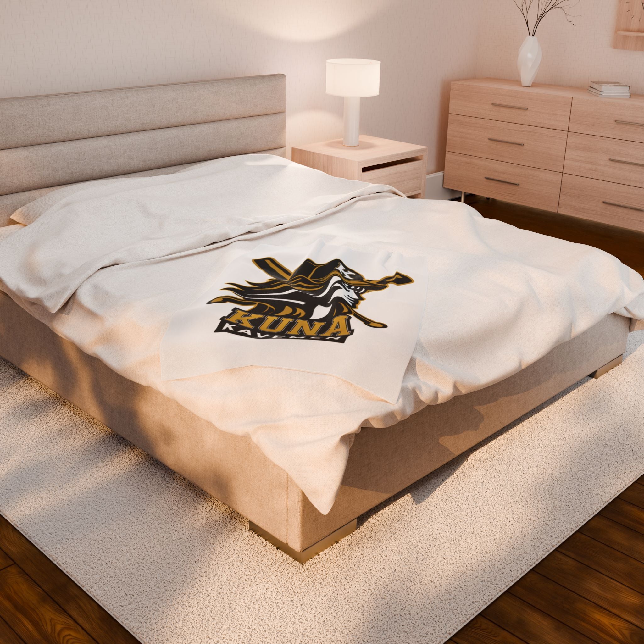 Kaveman Baseball Hat Blanket