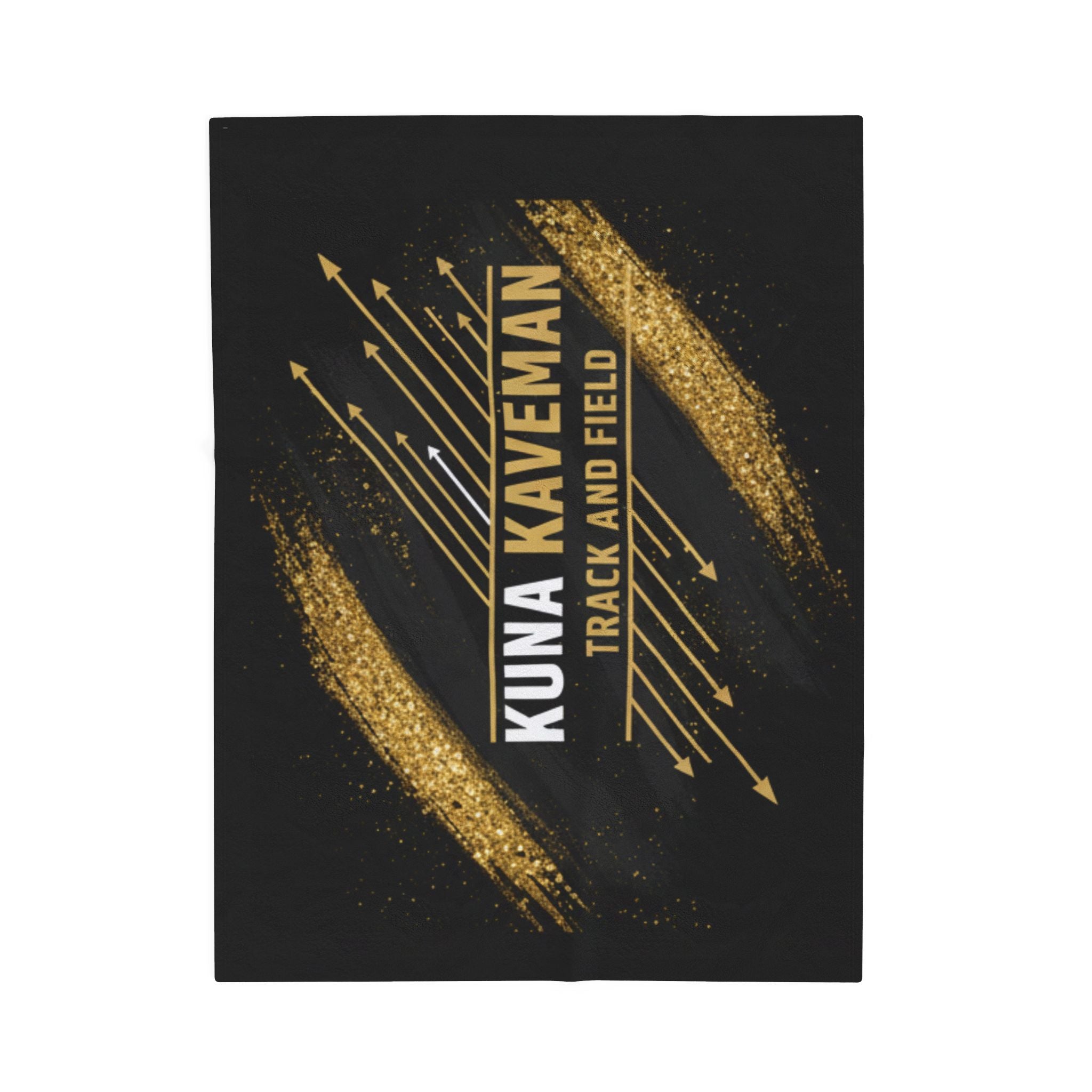 Kuna Track and Field Arrows Fleece Blanket