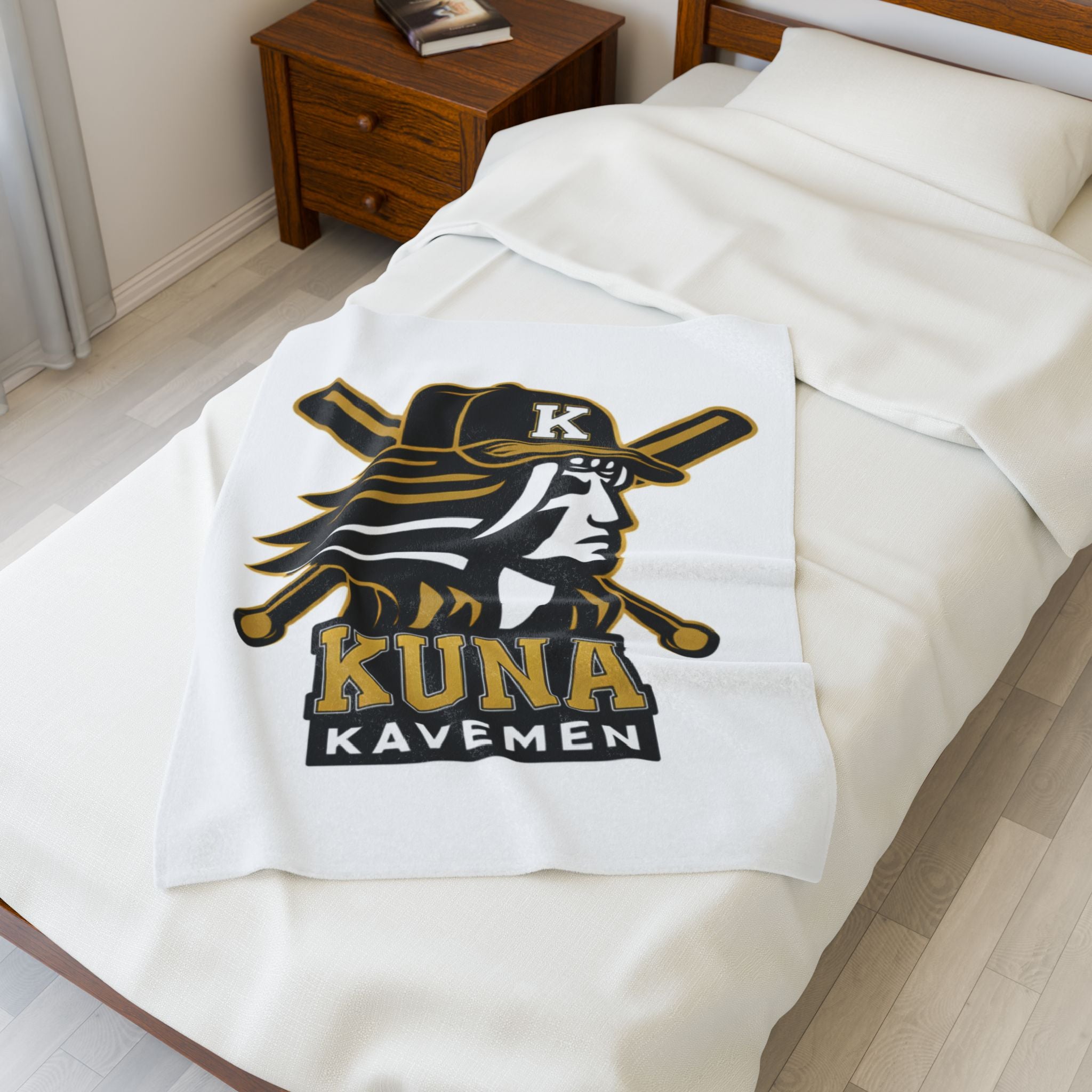 Kaveman Baseball Hat Blanket