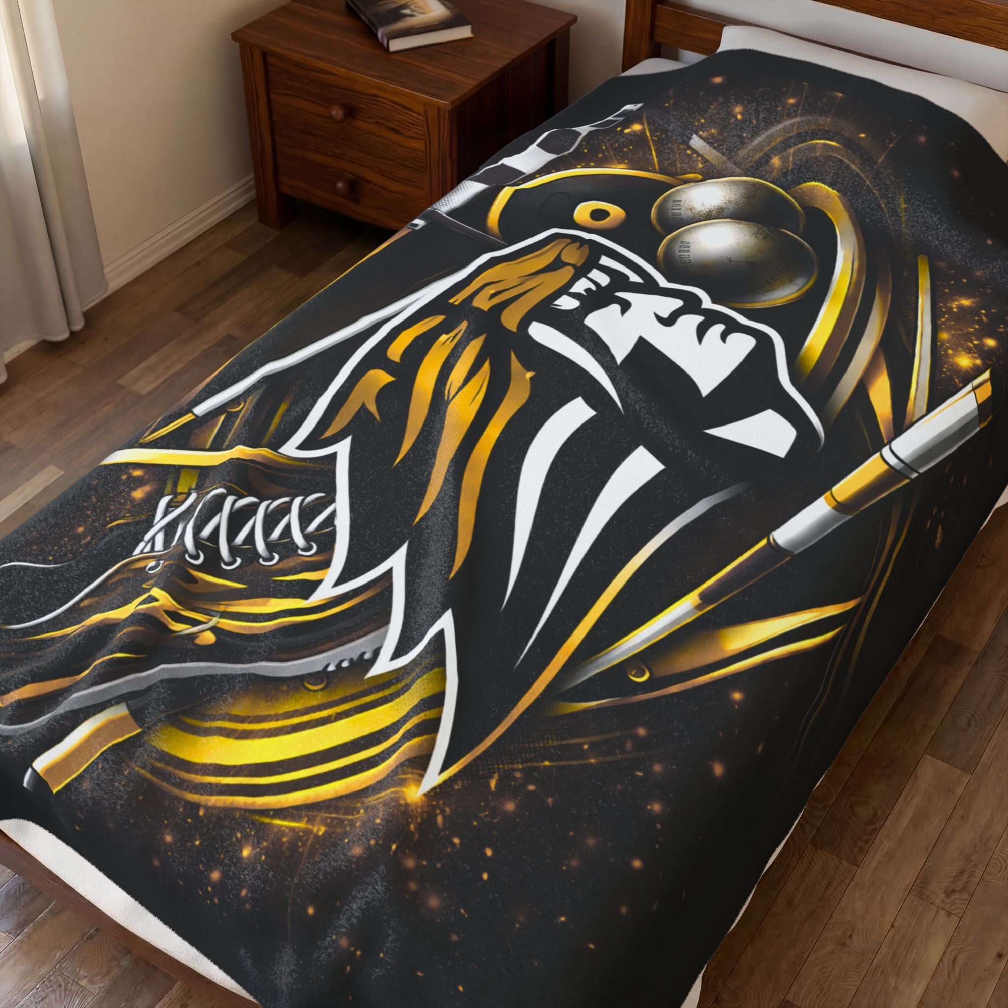 Kuna Track and Field Equipment Fleece Blanket