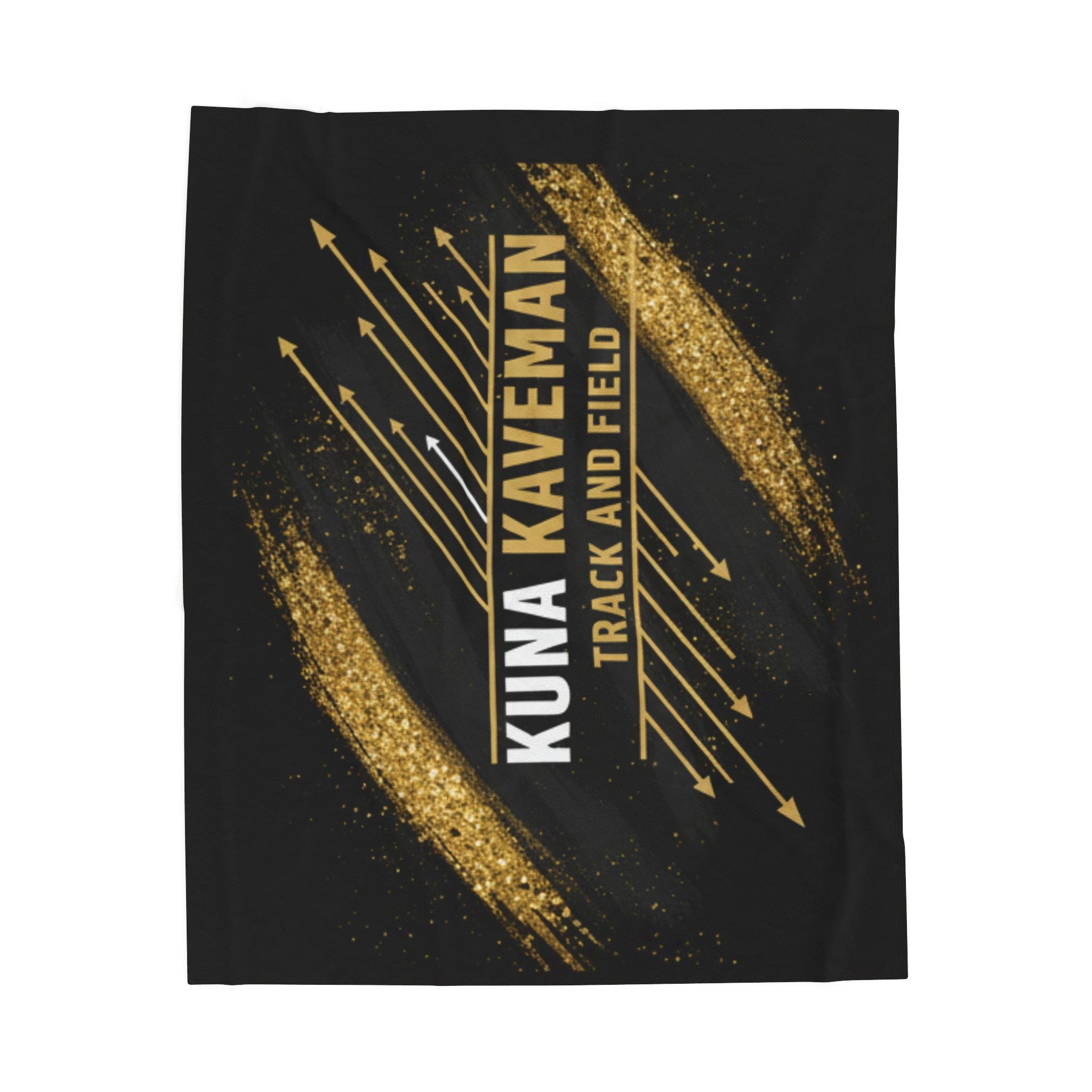 Kuna Track and Field Arrows Fleece Blanket