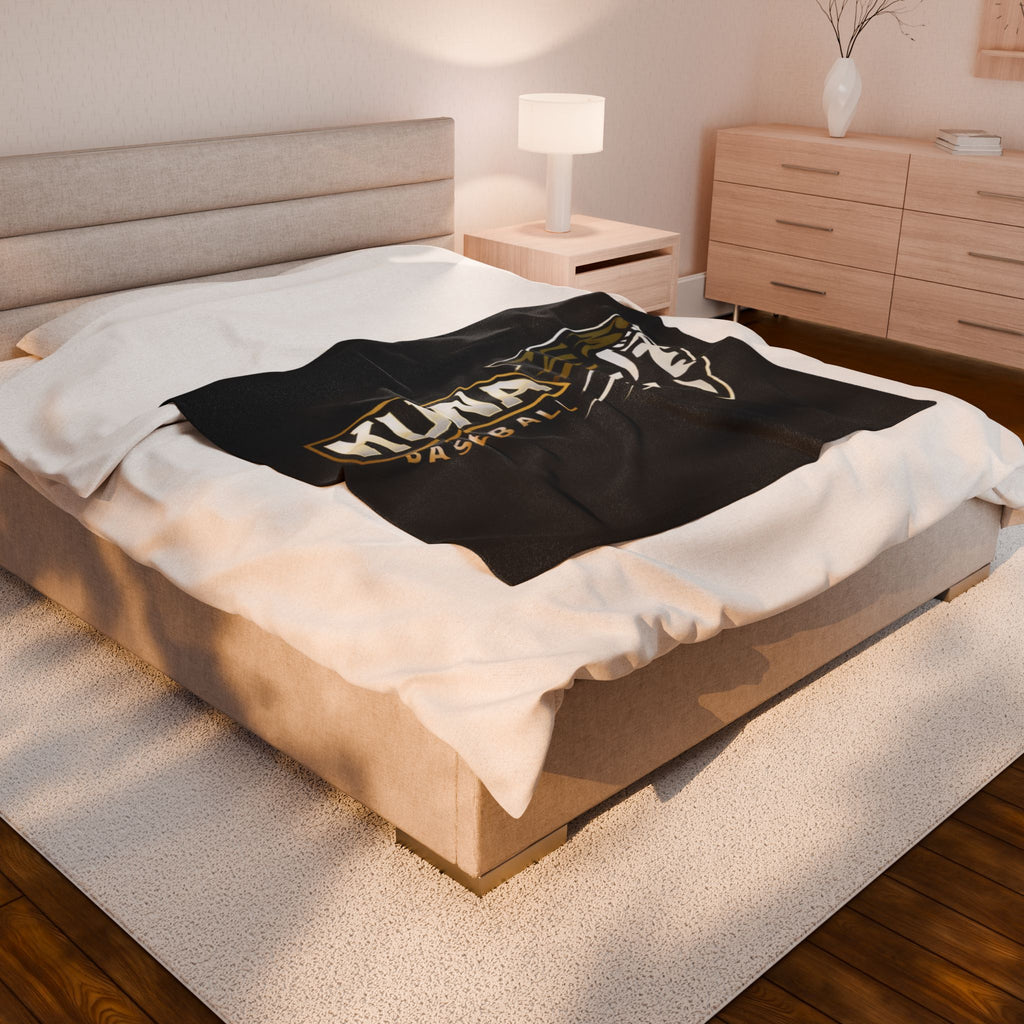 Kaveman Baseball Logo Blanket
