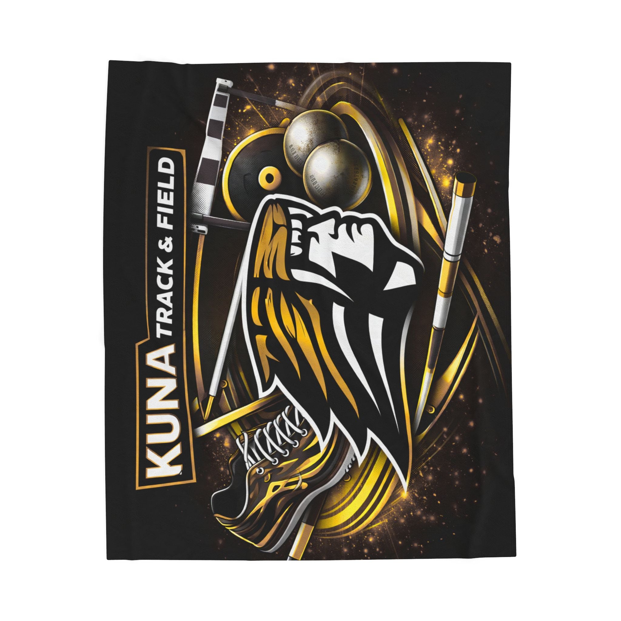 Kuna Track and Field Equipment Fleece Blanket