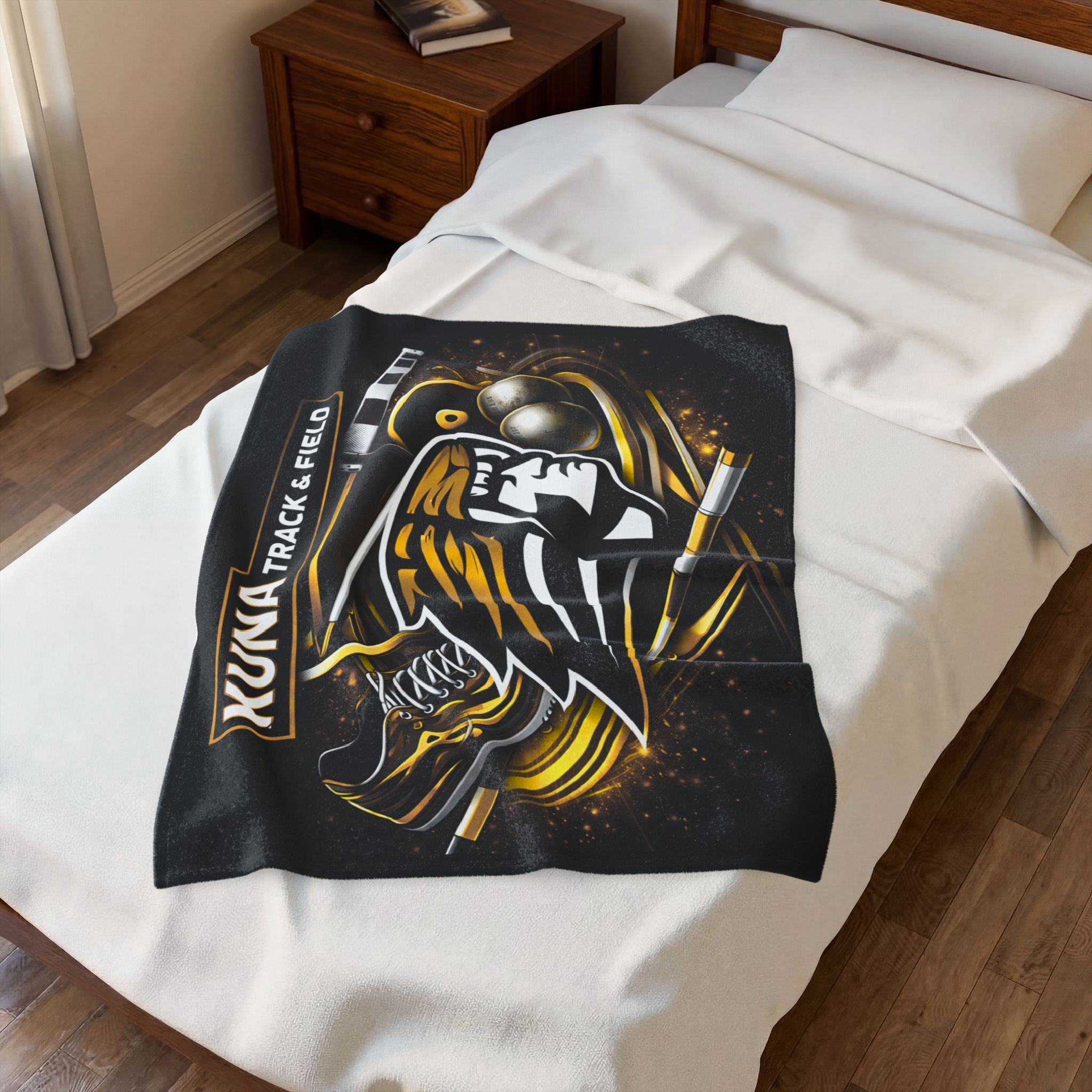 Kuna Track and Field Equipment Fleece Blanket