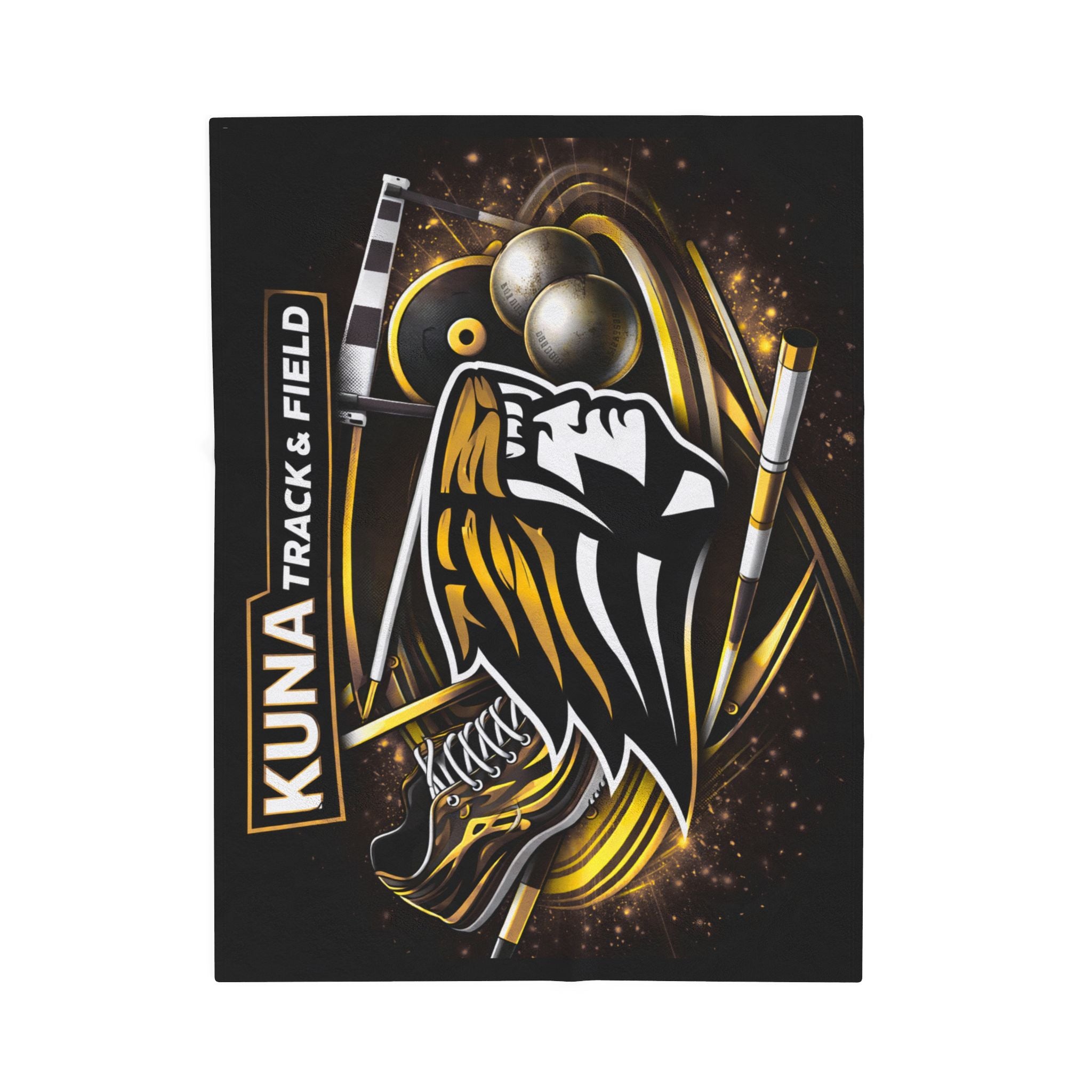 Kuna Track and Field Equipment Fleece Blanket